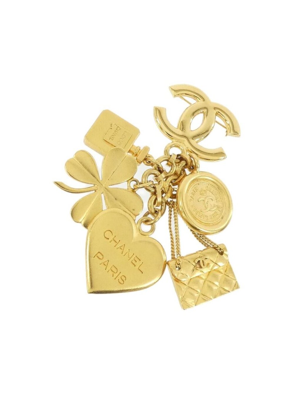 Chanel Vintage Brooch Gold